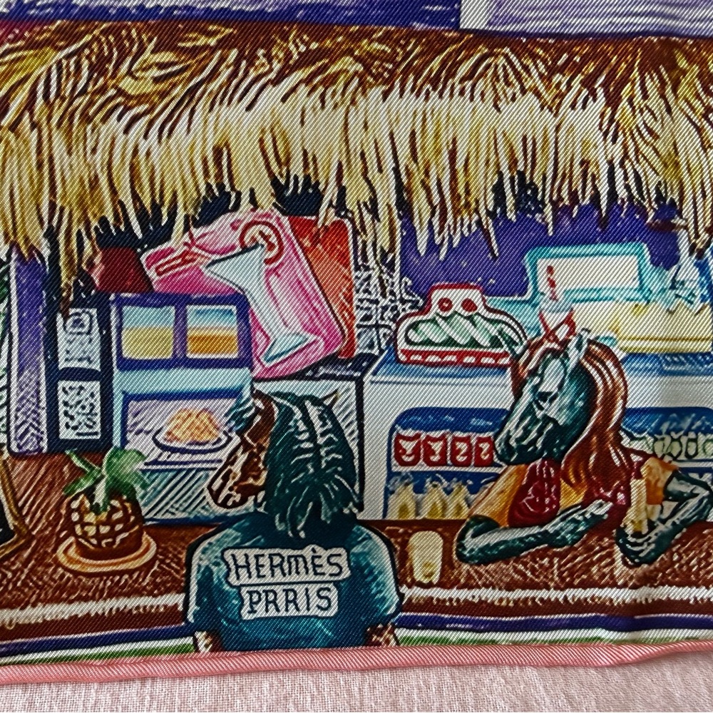 Hermes City of Light Scarf - Multicolor - Picture 6 of 8